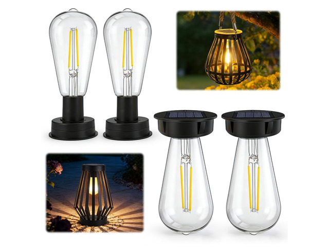 4 Pack Solar Light Bulbs 7cm/2.7inch Solar Light Replacement Top