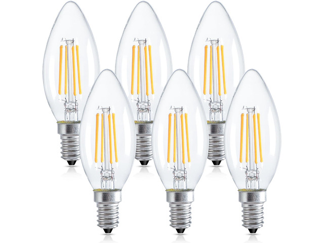 E14 LED Candle Light Bulbs Dimmable Small Screw Light Bulb