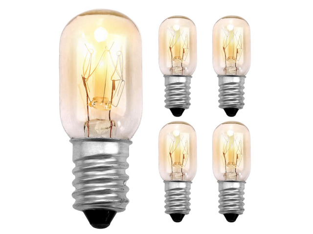 15W E14 Screw Salt Lamp Bulbs 5Pcs