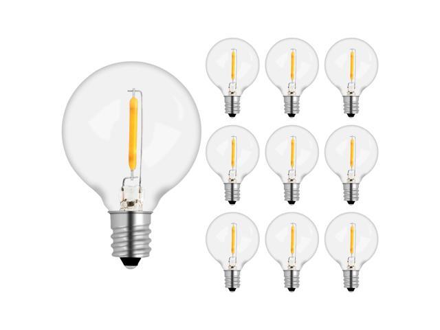 10 Pack G40 1W LED Bulbs Outdoor 220V