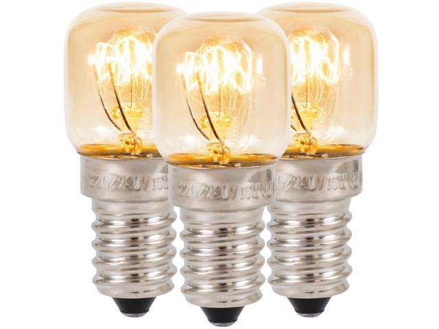 (3 Pack) Salt Lamp Bulb Oven Fri Small Screw E14 15W