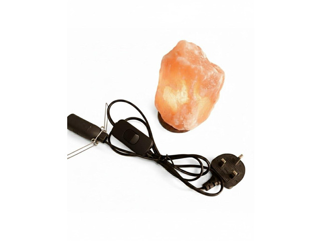 Salt Lamp Replacement Electric Cable with Metal Clip and ON/Off Switch