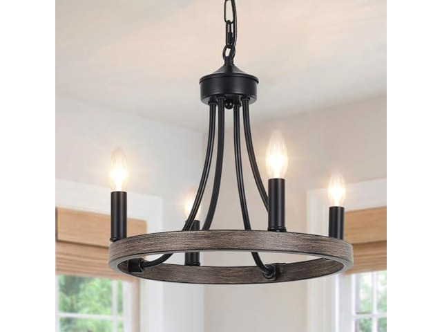 Black Chandelier 4 Lights Chandeliers Ceiling Light
