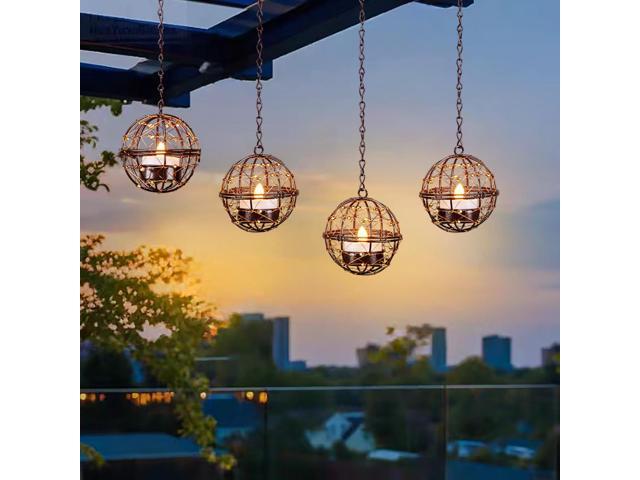 Outdoor Solar Hanging Lanterns Waterproof