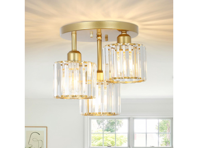 Modern Crystal Chandeliers Ceiling Light