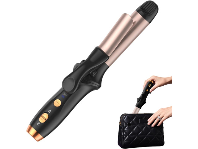 Hair Curling Iron 3-Temperature Rechargeable Styler