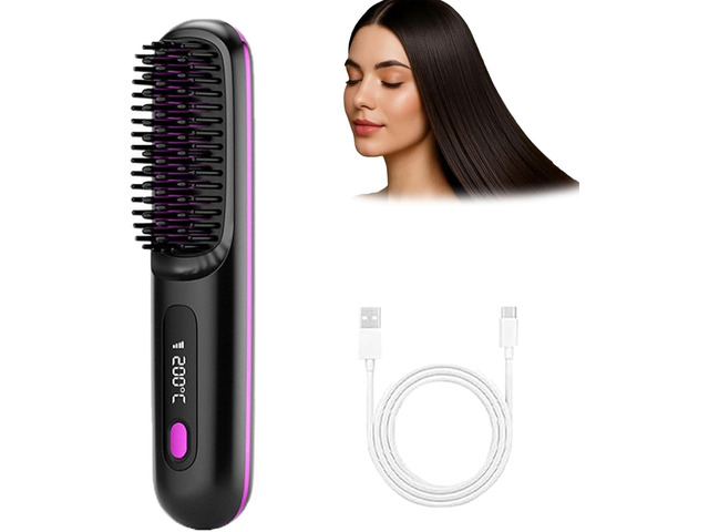 Glow Wave Heated Brush for Short Hair