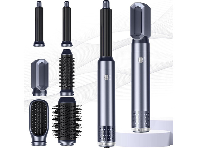 1000W Air Styler Airbrush 6 in 1 Magic Styler Set Hair Styler