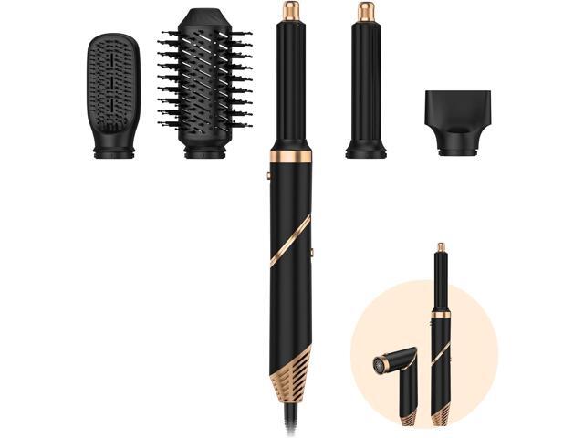 Foldable 5 in 1 Auto Wrap Hair Styler Brush Foldable rotating handle
