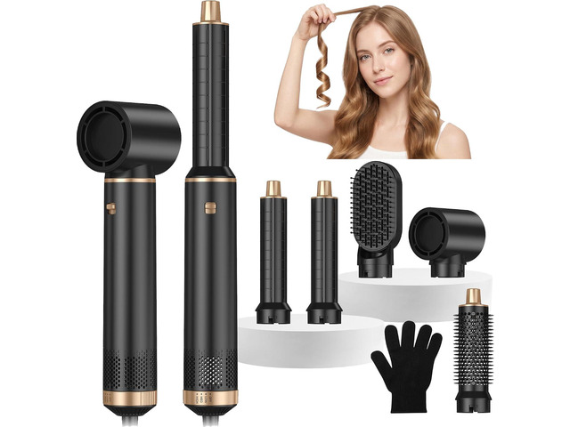 Airbrush Hair Styler with Curl Straighten