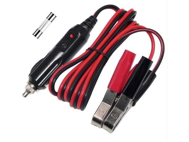 12Volt 3FT Automotive Sturdy Alligator Clamp Booster Jumper Battery Charge Cable
