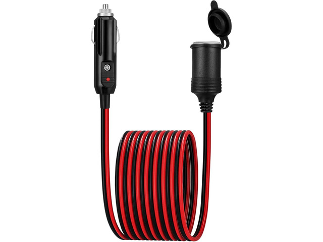 Car Cigarette Lighter Extension Cable 13ft/4m