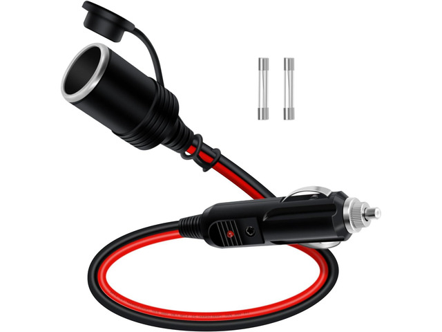 Car Cigarette Lighter Extension Cable 12V 24V Cigarette Lighter Extension