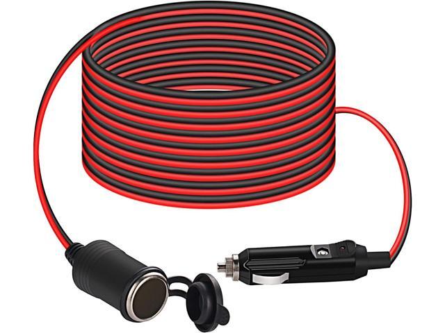 Car Lighter Extension Cord Cigarette Charger Extension Lead Car