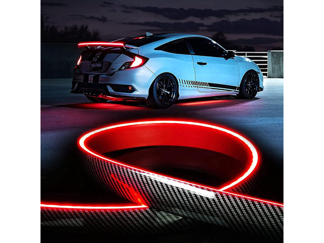 Light up Car Spoiler Universal Exterior Rear Roof Spoiler Tail Wing