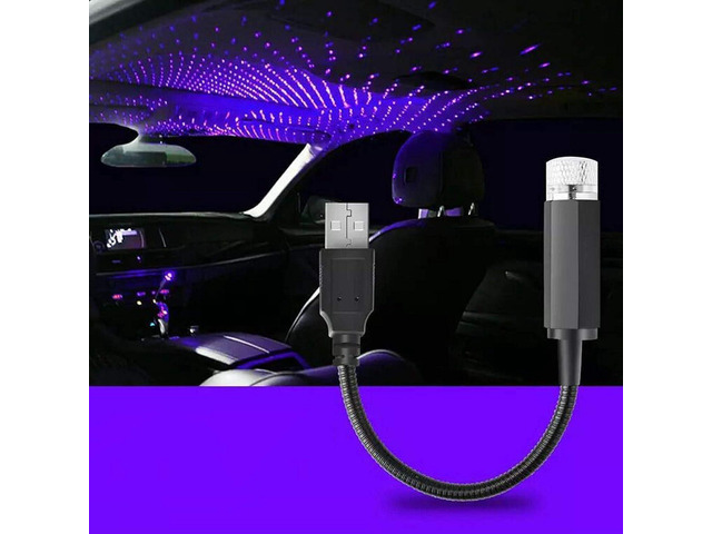 Blue USB Star Projector Night Light