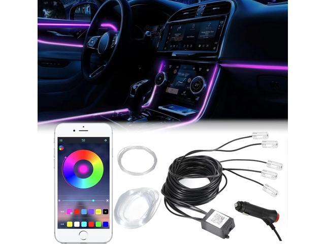 Car LED Interior Strip Lights RGB Multicolor Ambient Lighting Kits