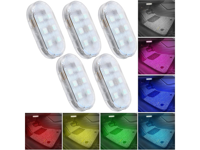 5 Pack Wireless Car Interior Lights
