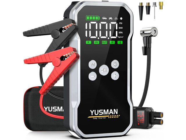 Jump Starter Power Pack with Air Compressor