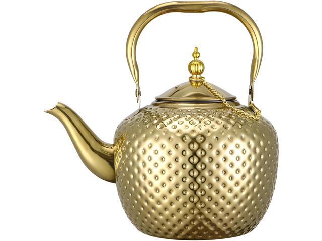 2L Gold Stainless Steel Teapot with Infuser