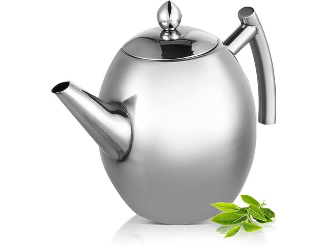 Stainless Steel Teapot Tea Kettle Pot with Filter