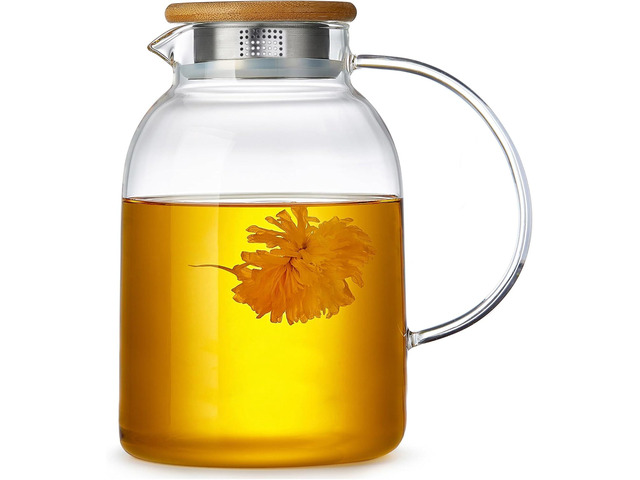 Large Glass Teapot with Infuser