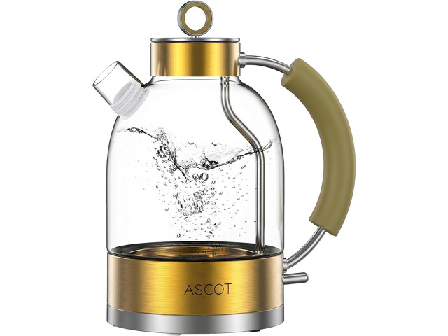 Electric Kettle 1.5L Glass Electric Tea Kettle 2200W Fast Boiling