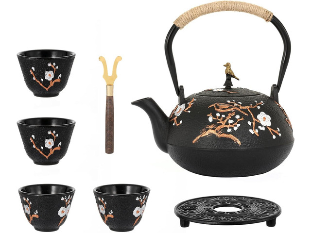 Cast Iron Teapot 1200ml Japanese Tea Kettle