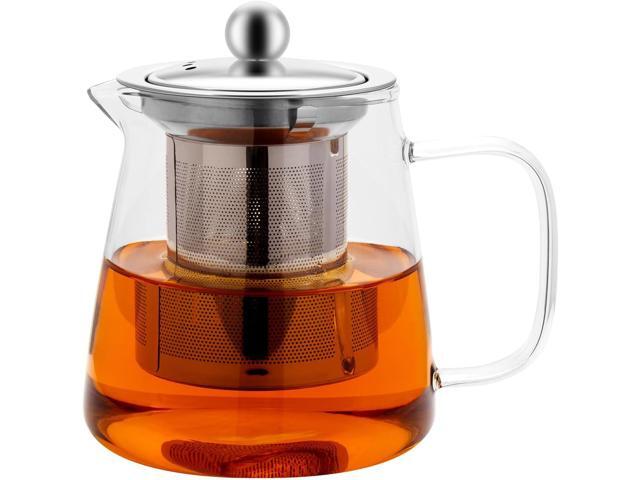 Glass Teapots 950ml Borosilicate Glass Tea Pots with Infuser