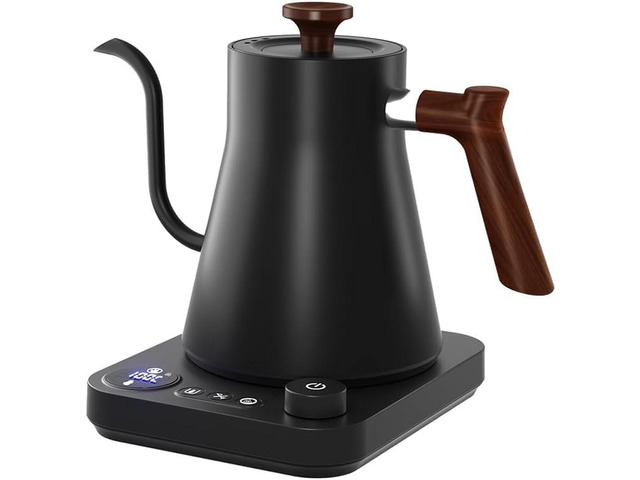 Electric Gooseneck Kettle with LCD Display
