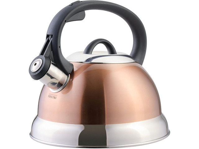 Flintshire Stainless Steel Whistling Tea Kettle W/Nylon Handle