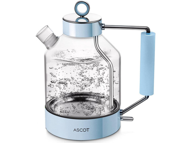 Electric Kettle 1.5L 1500W Retro Tea Heater & Hot Water Boiler