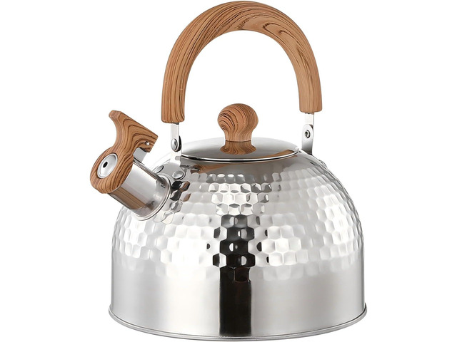2 L Stainless Steel Teakettle Whistling Tea Pot for Stovetop