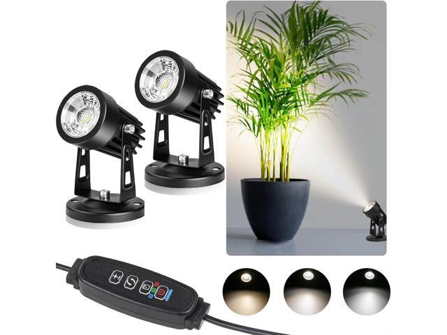 2 Pack LED Spot Lights Indoor Uplighting - Dimmable Up Lights Spotlight with Timer