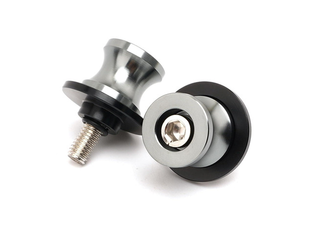 M6 Motorcycle Swing Arm Sliders Spools 2pcs 6mm