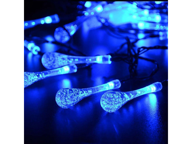 Solar Waterdrop String Lights Waterproof