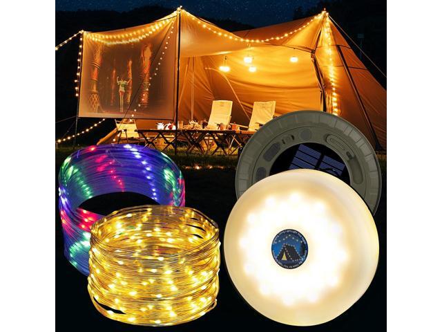 10M 2-in-1 Portable Lantern & RGB String Lights with 8 Modes