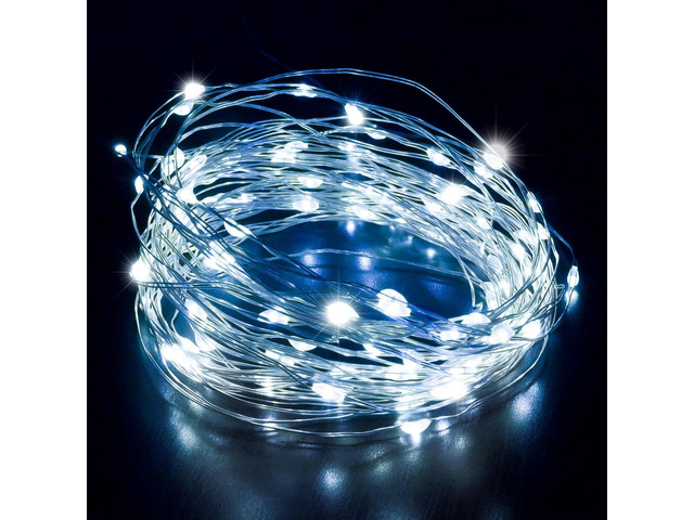 50 LED Battery-Powered Christmas Fairy Lights