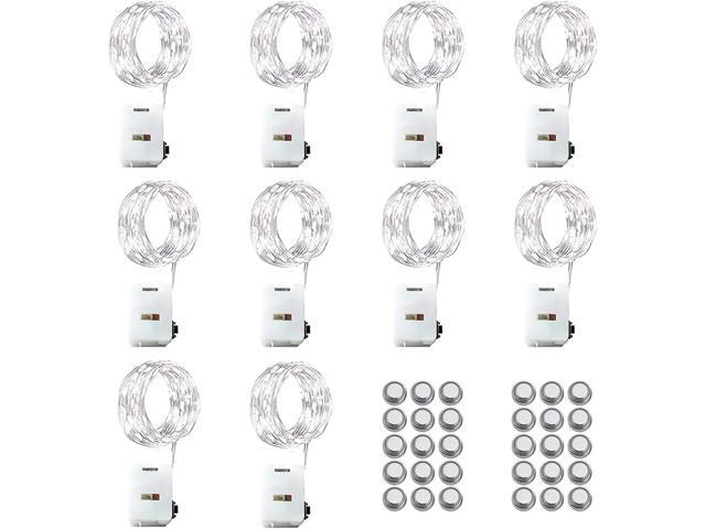 10 Pack LED Fairy String Lights 3M/30 LEDs Battery Operated