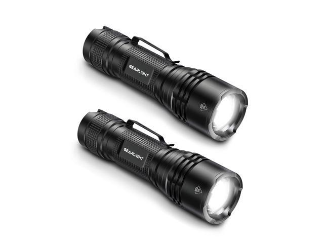 GearLight LED Tactical Flashlights High Lumens - Mini Flashlights for EDC Carry - Compact Powerful Emergency Flashlight Made from Military-Grade...
