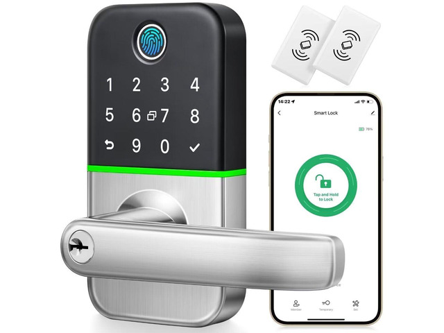 Keypad Smart Door Lock with Handle: Kucacci Keyless Entry Door Lock - Smart Lock