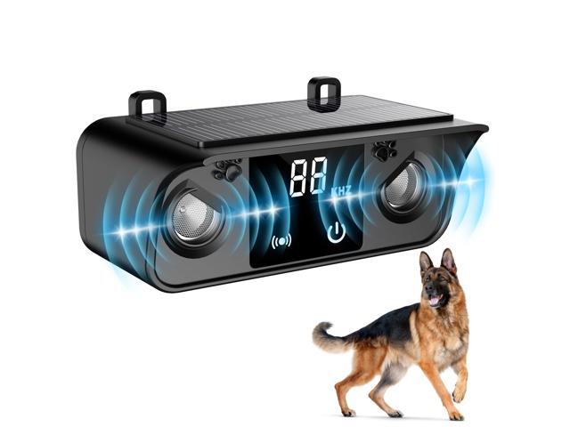 Anti Barking Device, Solar Ultrasonic Bark Control, 4 Modes 50FT Range, Humane Dog Barking Deterrent, USB Rechargeable IP65 Waterproof Trainer for...