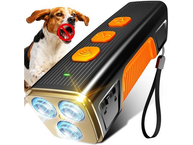 Ultrasonic Dog Bark Deterrent Devices 3X Anti Barking Device for Dogs,Humane Dog Training Tools with LED Flashlight & Beep,Rechargeable Bark...