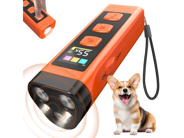 Dog Bark Deterrent Device, 3X Ultrasonic Dog Trainer, Anti Barking Device with 65FT Range, Humane Bark Control for Dogs, 3 Training Modes, Works...