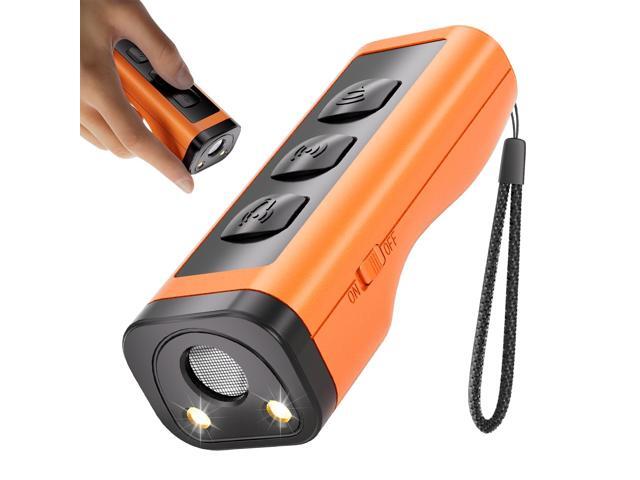 Dog Bark Deterrent Devices Rechargeable Anti-Barking Device for Dogs 50ft Long Range Ultrasonic Correct Your Dog's Bad Behavior at the Push of...