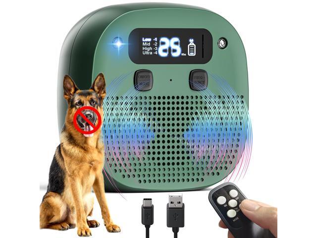 Anti Barking Device, Rechargeable Ultrasonic Dog Barking Deterrent Devices Anti Barking Device for Dogs, 50Ft Waterproof Barking Dog Deterrent...