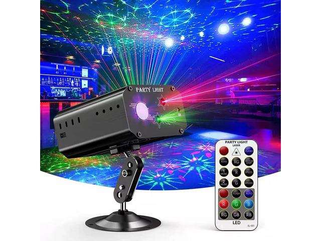 Party Lights Dj Disco Lights, Mini Strobe Stage Light Lighting Accessories Laser