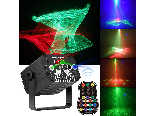 Enjoyedled DJ Disco Stage Party Lights with Northern Laser Light Effect RGB Led