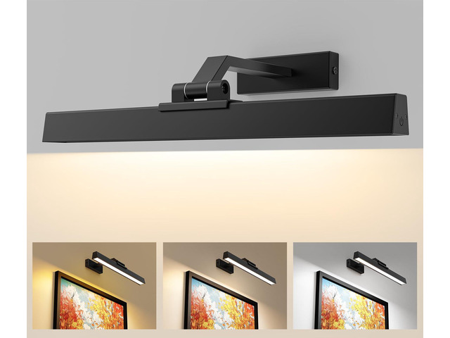 Picture Lights for Wall, Battery Operated Picture Light 16in Gallery Light for P