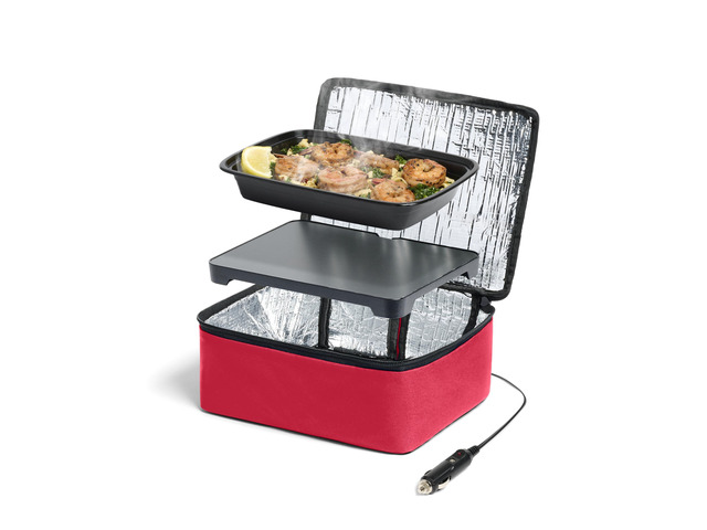 HOTLOGIC Mini Heated Lunch Box- Portable Electric Food Warmer for Men and Women - Great for Work, Office, and Construction - Cook, Reheat, and Eat...